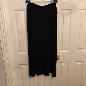 Long Black Flowy Skirt